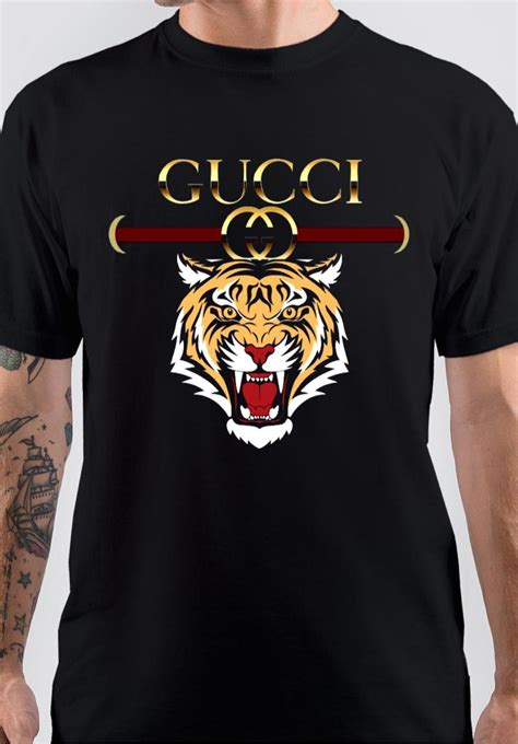 gucci tiger t shirt men|gucci tiger collar shirt.